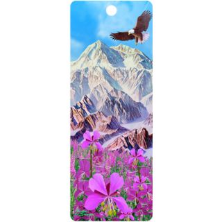 Obrázek z Záložka 3D 15,5x5,7cm - hory s orlem (25) 
